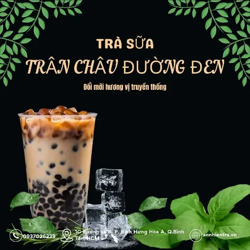 Hồng trà sữa trân châu đường đen