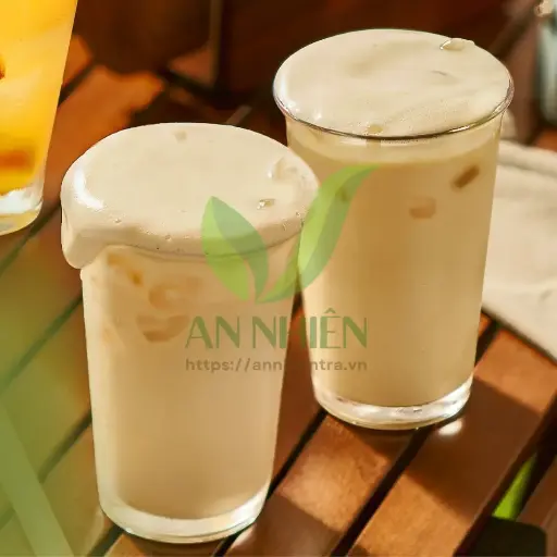 Set Trà sữa Oolong nướng than
